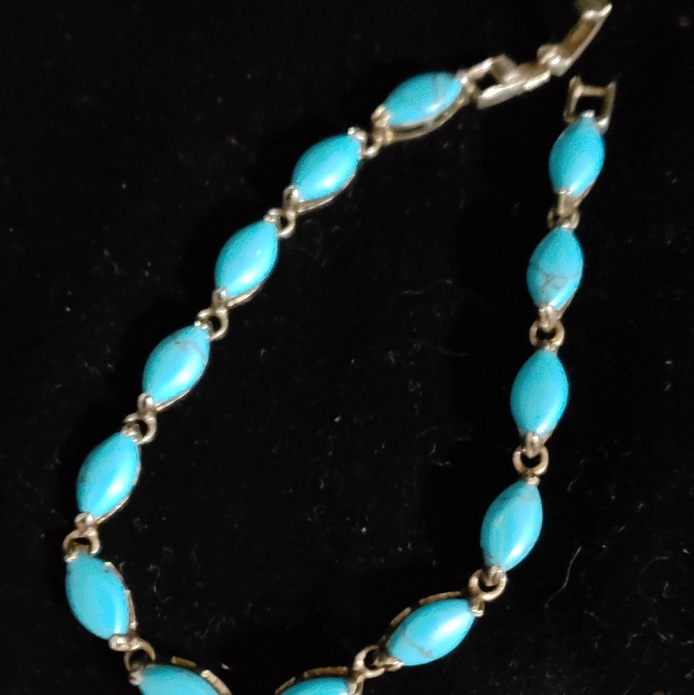 Sterling and Turquoise Bracelet